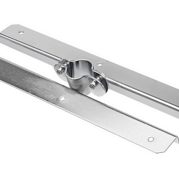 Полкодержатель двойной для стеклянных и деревянных полок