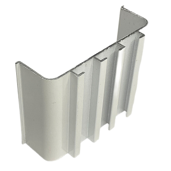 G-line профиль горизонтальный С, цвет - белый,