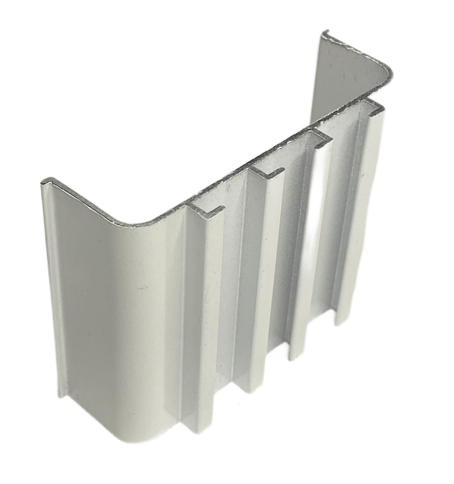 картинка G-line профиль горизонтальный С, цвет - белый, 1455 мм (FUTURUM) - СтокСклад