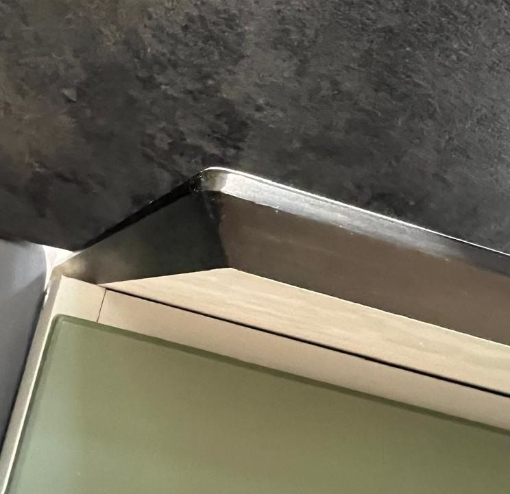 картинка Столешница компакт-плита АМК Троя 734/MT Каспий золотой 2397-670-12мм С ОБРАБОТКОЙ ТОРЦА   ПОД 45 гр!!! - СтокСклад