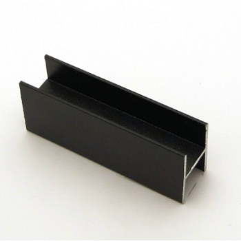 FUTURUM профиль соединительный без винта, черный матовый,