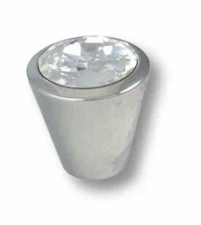 картинка Ручка-кнопка, Цвет Хром, d=24x30 25.355.24. SWA.07 - СтокСклад