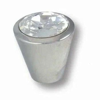 Ручка-кнопка, Цвет Хром, d=