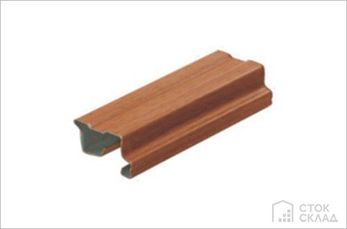 картинка Профиль Вертикальный Командор Стандарт 2750х10 мм Дуб - СтокСклад