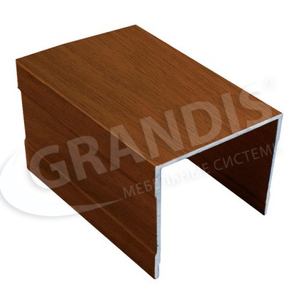 картинка Grandis Трек одинарный верхний ИТАЛЬЯНСКИЙ ОРЕХ (5,4м) ПВХ - СтокСклад