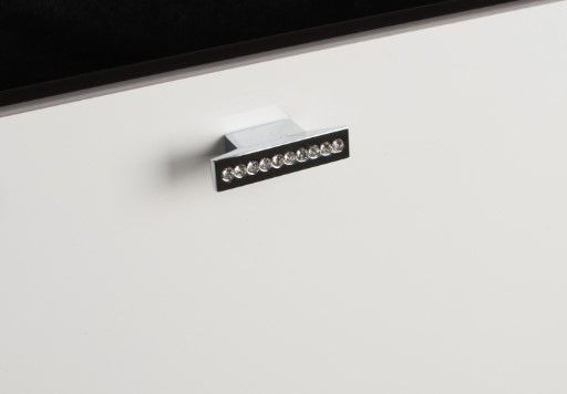 картинка Ручка мебельная JET 404 м.ц.16мм замак/кристаллы хром RZ404U.016CP - СтокСклад