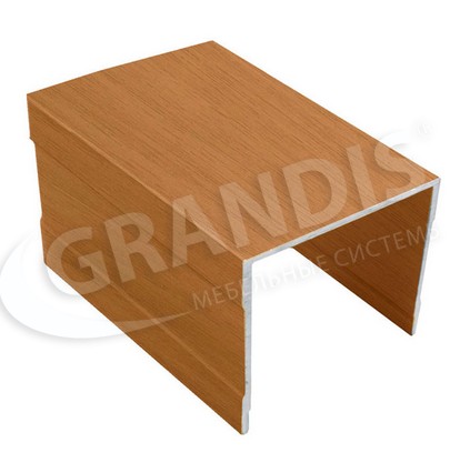 картинка Grandis Трек одинарный верхний МИЛАНСКИЙ ОРЕХ (5,4м) ПВХ - СтокСклад