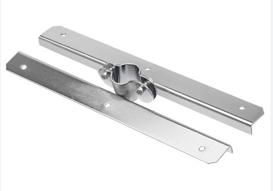 картинка Полкодержатель двойной для стеклянных и деревянных полок 300мм - СтокСклад